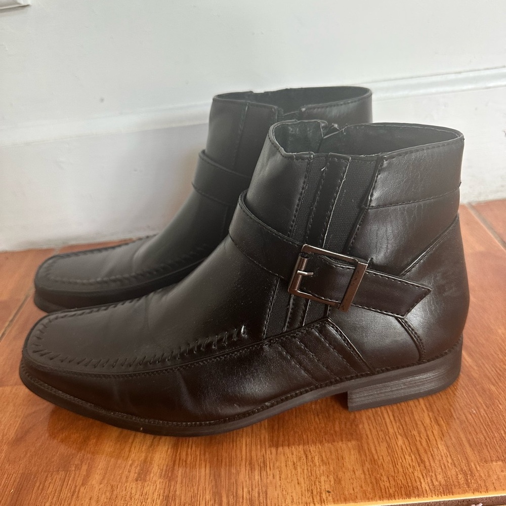 Evergreen Ankle Boots Fashion Black men size 9